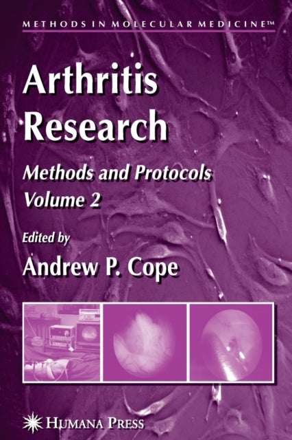 Book cover of: Arthritis Research. By: Andrew P. Cope