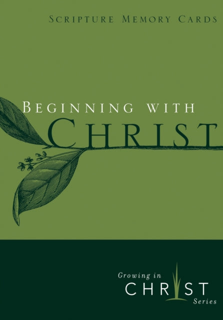 Book cover of: Beginning With Christ. By: n/a