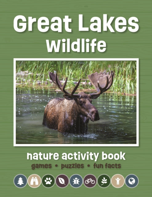 Book cover of: Great Lakes Wildlife Nature Activity Book. By: Waterford Press Staff