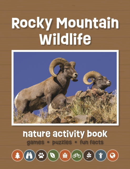 Book cover of: Rocky Mountain Wildlife Nature Activity Book. By: Waterford Press Staff