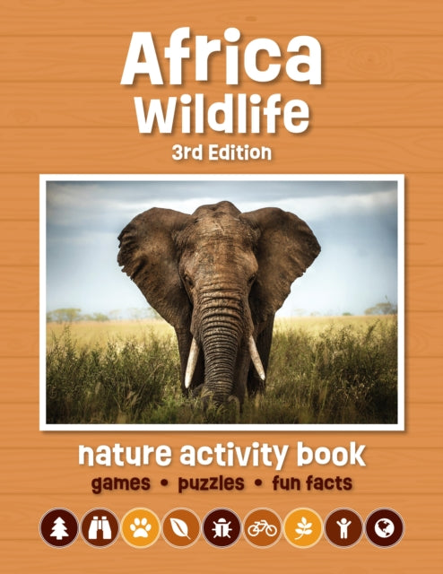 Book cover of: Africa Wildlife Nature Activity Book. By: Waterford Press Staff