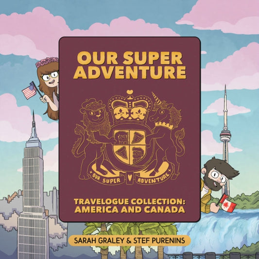 Book cover of: Our Super Adventure Travelogue Collection. By: Sarah Graley