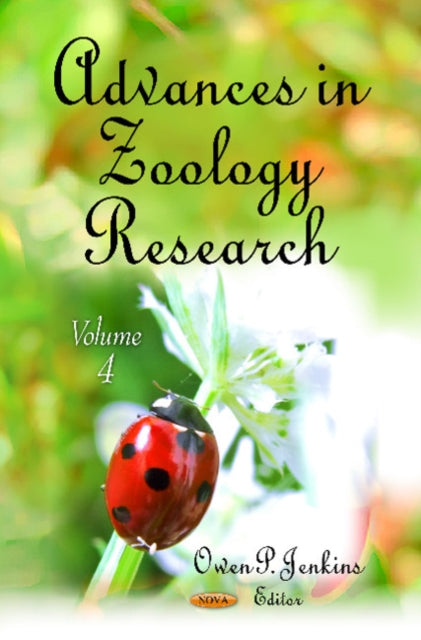 Book cover of: Advances in Zoology Research. By: Owen P. Jenkins