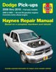 Dodge Pick Ups (09 - 16), 2009-16 9781620923429 Editors of Haynes Manuals