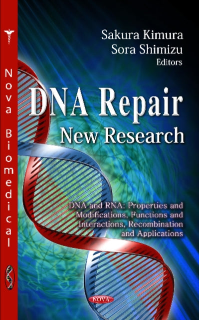 Book cover of: DNA Repair. By: Sakura Kimura
