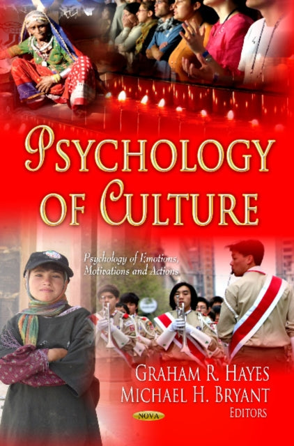 Book cover of: Psychology of Culture. By: Graham R. Hayes