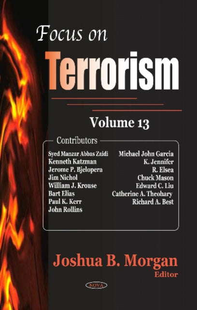 Book cover of: Focus on Terrorism. By: Joshua B. Morgan