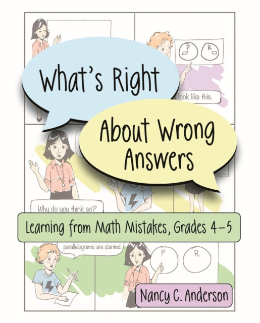 Book cover of: What's Right About Wrong Answers. By: Nancy Anderson