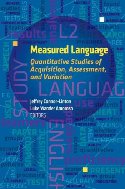 Book cover of: Measured Language. By: Jeffrey Connor-Linton