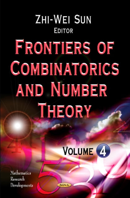 Book cover of: Frontiers of Combinatorics & Number Theory. By: Zhi-Wei Sun