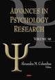 Book cover of: Advances in Psychology Research. By: Alexandra M. Columbus