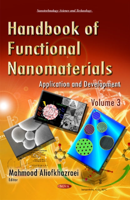 Book cover of: Handbook of Functional Nanomaterials. By: Mahmood Aliofkhazraei