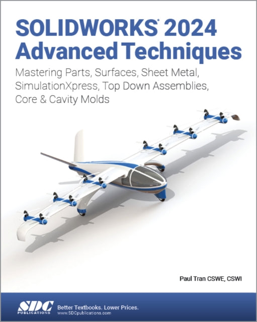Book cover of: SOLIDWORKS 2024 Advanced Techniques