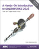 Book cover of: Hands-On Introduction to SOLIDWORKS 2025. By: Kirstie Plantenberg