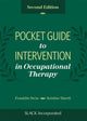 Book cover of: Pocket Guide to Intervention in Occupational Therapy. By: Franklin Stein