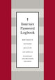 Internet Password Logbook (Red Leatherette)