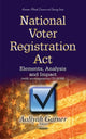 Book cover of: National Voter Registration Act. By: Aaliyah Garner