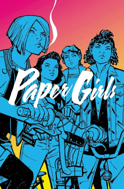 Book cover of: Paper Girls Volume 1. By: Brian K. Vaughan