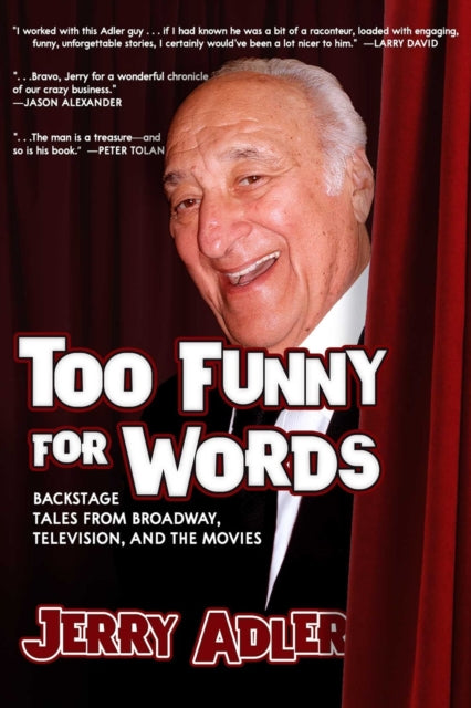 Book cover of: Too Funny for Words. By: Jerry Adler