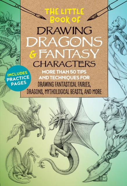 Book cover of: Little Book of Drawing Dragons & Fantasy Characters. By: Michael Dobrzycki
