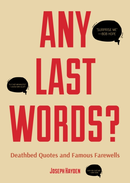 Book cover of: Any Last Words?. By: Shawn Hoult