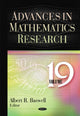 Book cover of: Advances in Mathematics Research. By: Albert R. Baswell