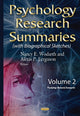 Book cover of: Psychology Research Summaries. By: Nancy E. Wodarth