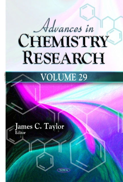 Book cover of: Advances in Chemistry Research. By: Taylor, James C.