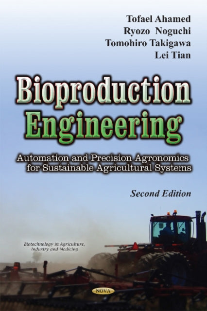 Book cover of: Bioproduction Engineering. By: Tofael Ahamed