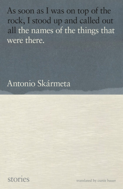 Book cover of: Names of the Things That Were There. By: Antonio Skármeta