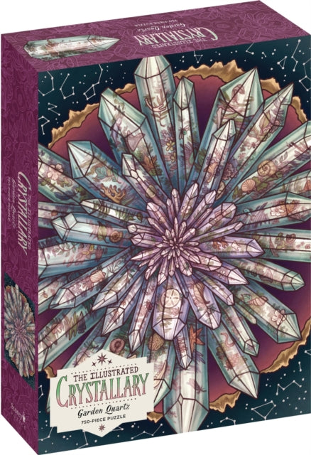 Book cover of: Illustrated Crystallary Puzzle: Garden Quartz (750 pieces)