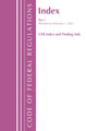 Book cover of: Code of Federal Regulations, Index and Finding Aids, Revised as of January 1, 2022. By: Office Of The Federal Register (U.S.)