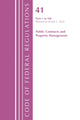 Book cover of: Code of Federal Regulations, Title 41 Public Contracts and Property Management 1-100, Revised as of July 1, 2022. By: Office Of The Federal Register (U.S.)