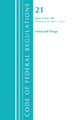 Book cover of: Code of Federal Regulations, Title 21 Food and Drugs 170-199, Revised as of April 1, 2021. By: Office of the Federal Register (U.S.)