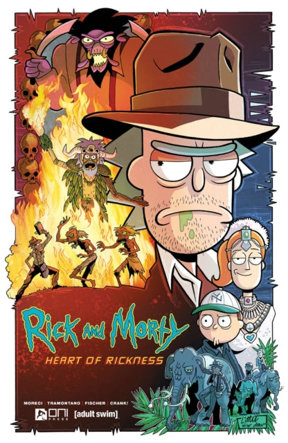 Book cover of: Rick and Morty: Heart of Rickness. By: Michael Moreci