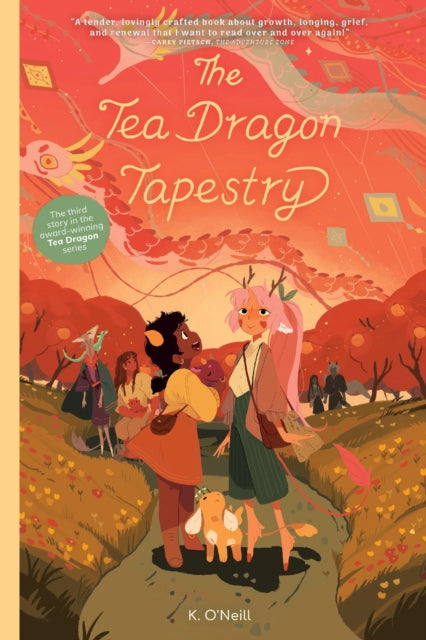 Book cover of: Tea Dragon Tapestry. By: K. O'Neill