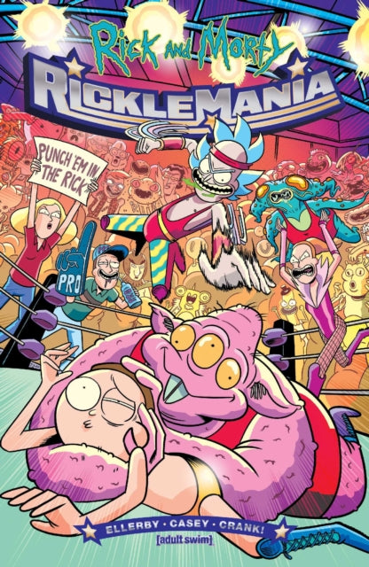 Book cover of: Rick and Morty: Ricklemania. By: Marc Ellerby