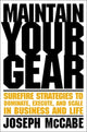 Book cover of: Maintain Your Gear. By: Joe McCabe