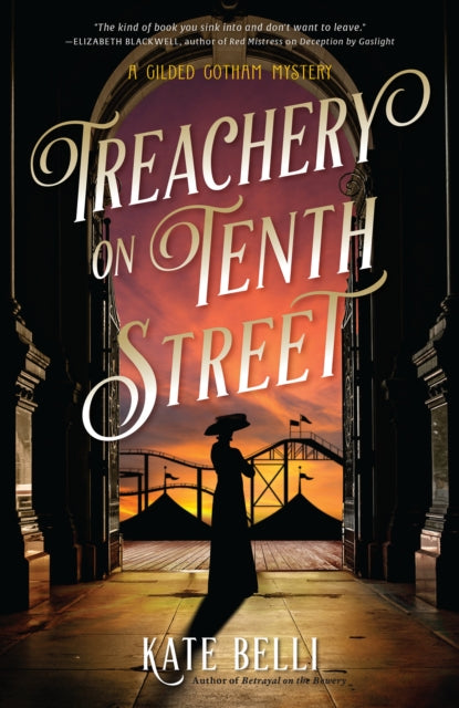 Book cover of: Treachery on Tenth Street. By: Kate Belli