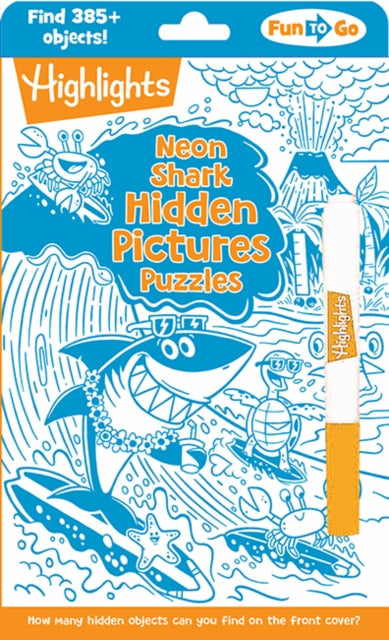 Neon Shark Hidden Pictures Puzzles 9781639622955 Highlights