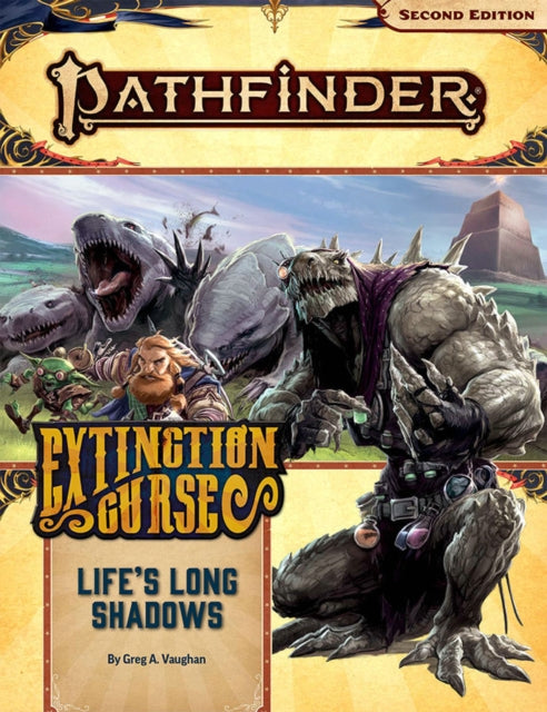 Book cover of: Pathfinder Adventure Path: Life’s Long Shadows (Extinction Curse 3 of 6) (P2). By: Paizo Staff