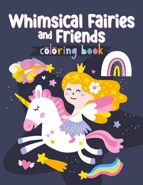 Book cover of: Whimsical Fairies Coloring Book. By: Clorophyl Editions
