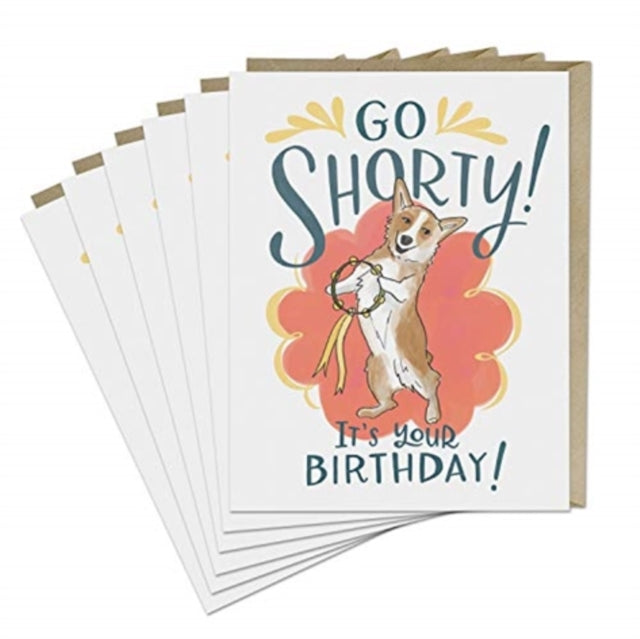 Book cover of: 6-Pack Em & Friends Go Shorty Corgi Dog Card