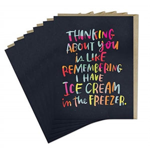 6-Pack Em & Friends Ice Cream Freezer Card