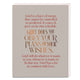 Book cover of: 6-Pack Elizabeth Gilbert Grief Does Not Obey Card