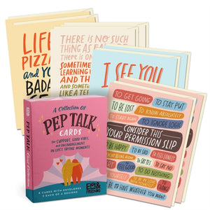 Em & Friends Pep Talk Boxed Cards, 8 Assorted Encouragement Cards