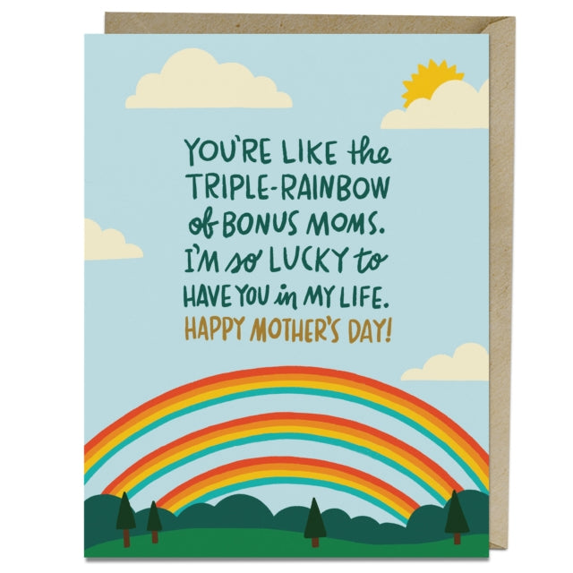 Book cover of: 6 Pack Em & Friends Triple-Rainbow Bonus Mom Card