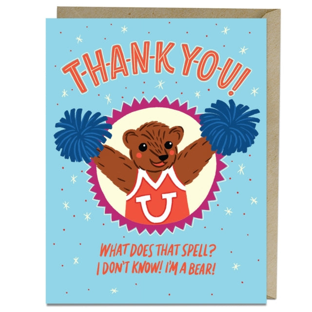 Book cover of: 6-Pack Em & Friends Thank You, I'm a Bear! Thank You Cards