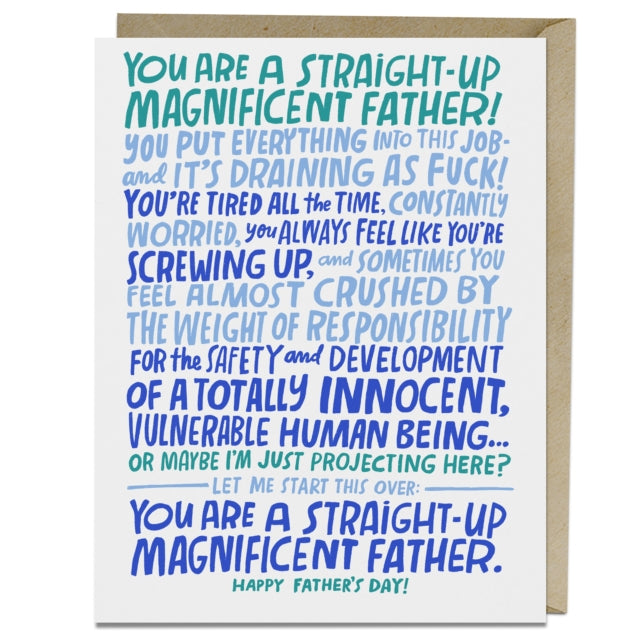 Book cover of: 6-Pack Em & Friends Magnificent Father Card