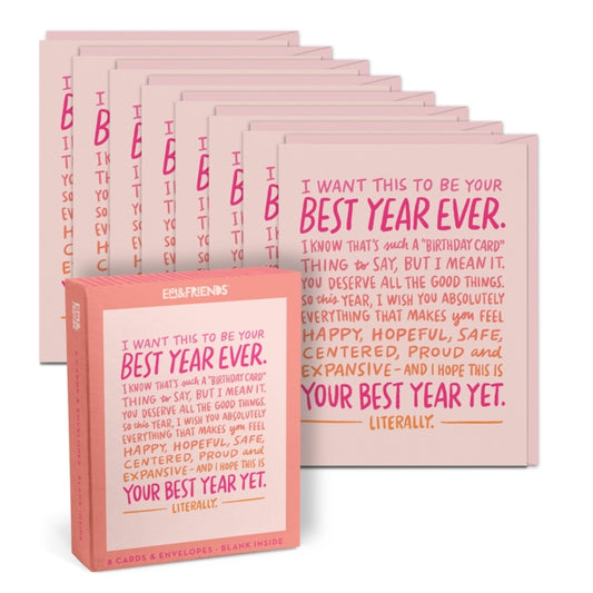 Book cover of: Em & Friends Best Year Yet Birthday Boxed Cards Singles
